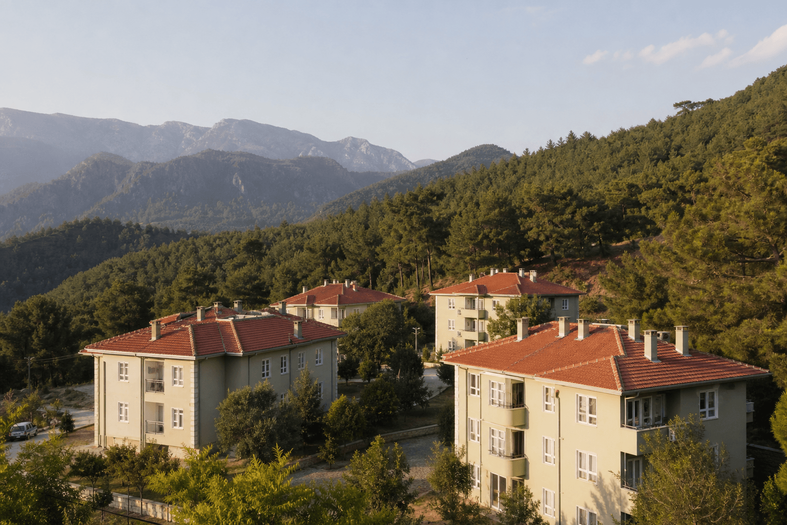Fethiye Orman İşletme lojmanları projesi görseli