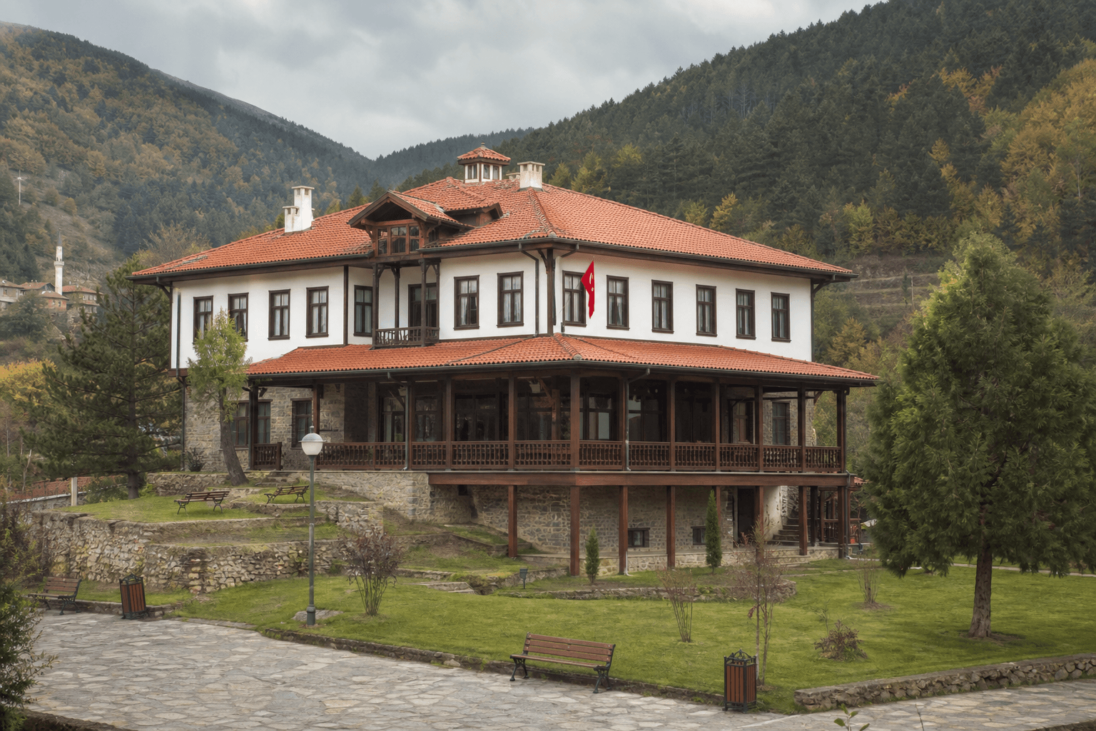 Karabük Pürçükören köy konağı projesi görseli