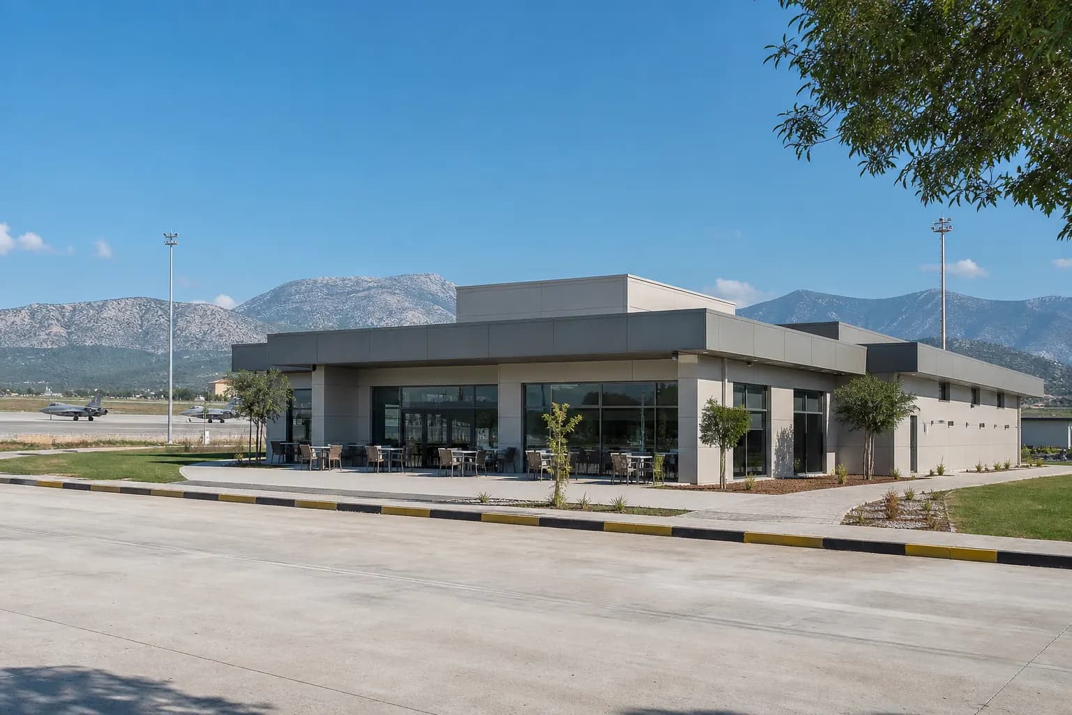 Milas Hava Meydanı yemekhane binası projesi görseli